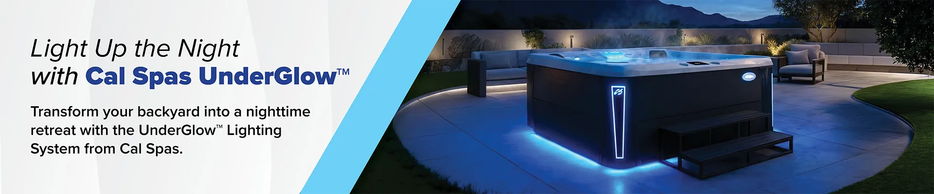 Calspas hot tub being used in a family setting - Paramount