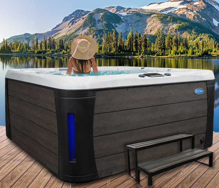 Calspas hot tub being used in a family setting - hot tubs spas for sale Paramount